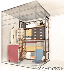 トランクルームで収納不足を解消